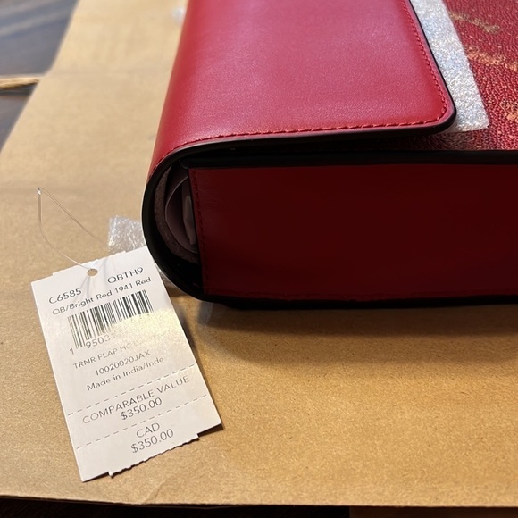 Coach Turner Flap Crossbody With Horse And Carriage Dot Print - Picture 6 of 7